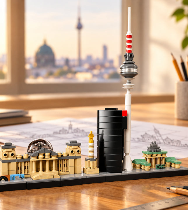 Historic German Capital City Landmark Skyline