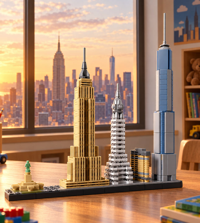 Monumental Manhattan Skyscraper Panorama & Empire Tower