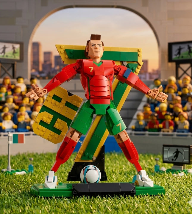 World Star Portuguese Football Striker Collectible Model